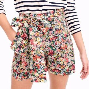 NWT JCrew Liberty Floral High-waist Shorts, size 14